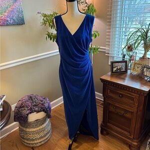 Gorgeous Women’s~Calvin Klein Royal Blue Evening Dress Gown! 🌹